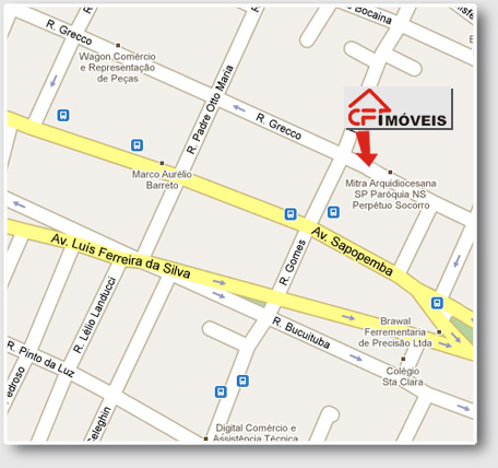 localização da imobiliaria